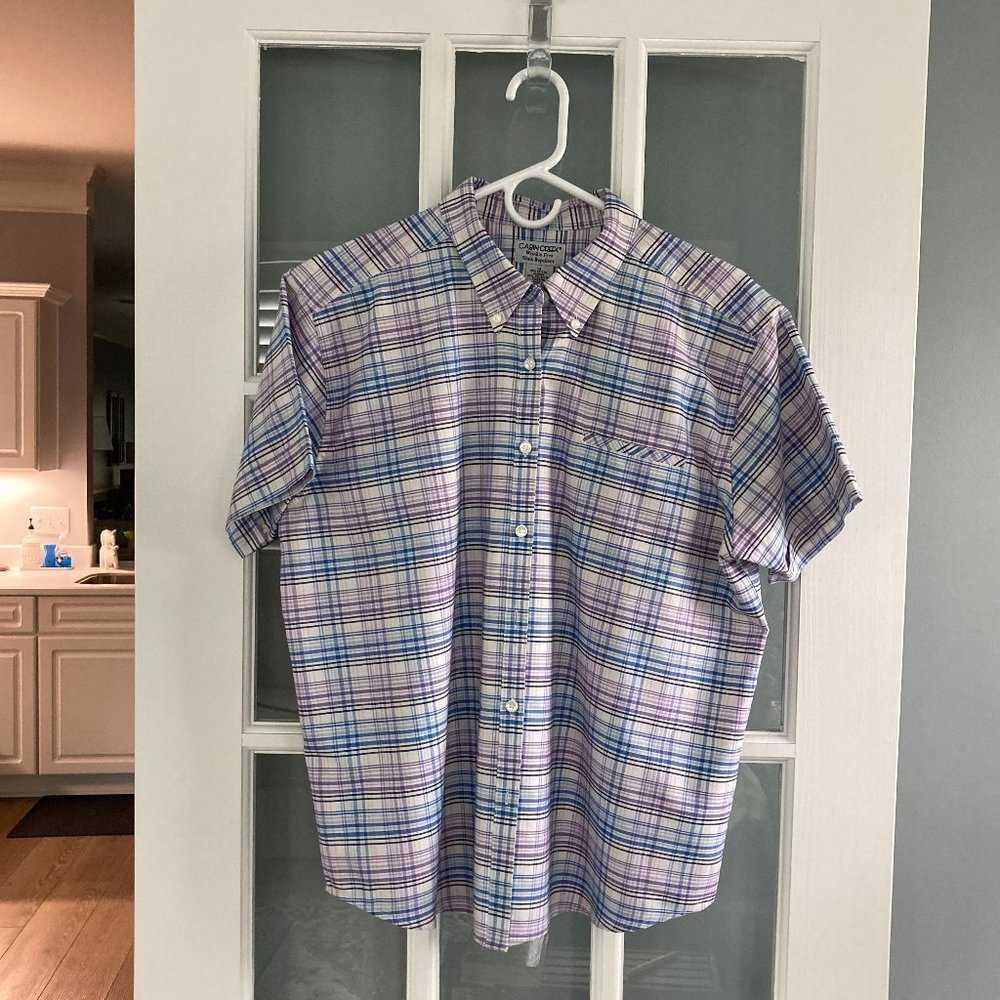 Cabin Creek Wrinkle Free Short Sleeve